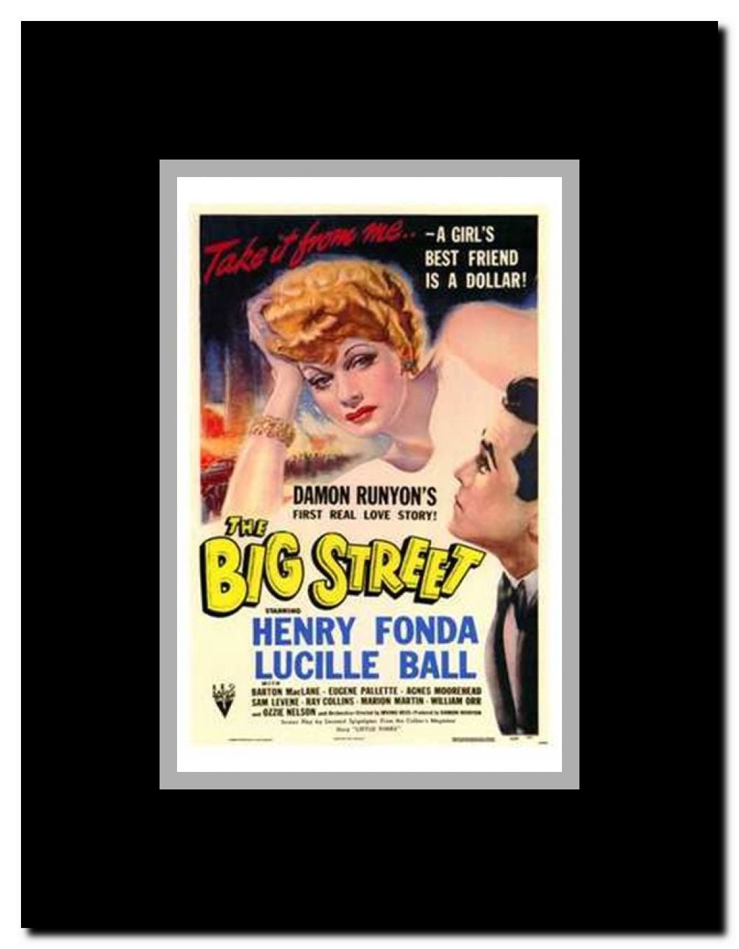 The Big Street Framed Movie Poster