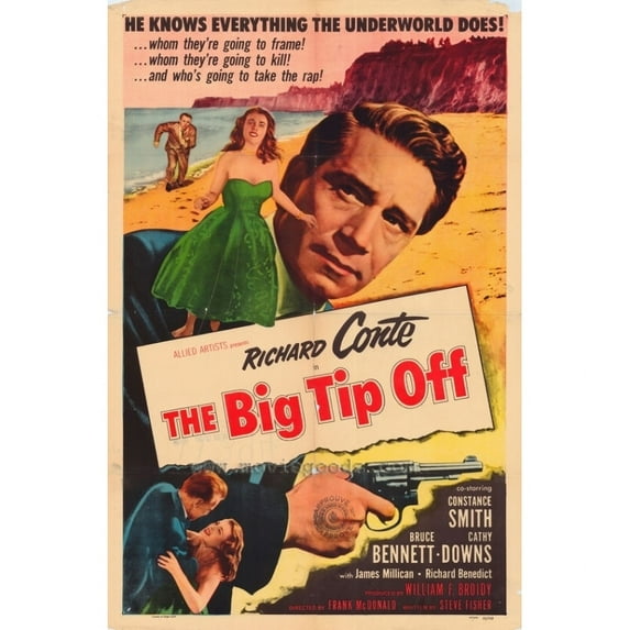 The Big Tip Off Movie Poster Print (27 x 40) - Item # MOVEH1038