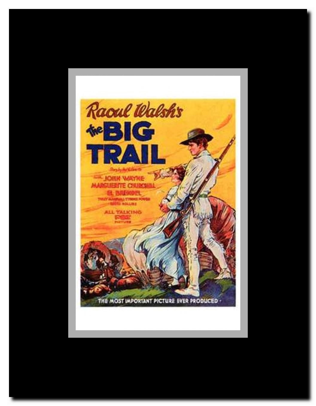 The Big Trail Framed Movie Poster