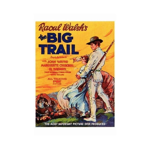 The Big Trail John Wayne Marguerite Churchill Movie Film Poster