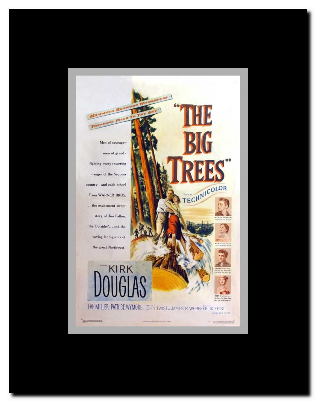 The Big Trees Framed Movie Poster