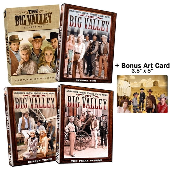 The Big Valley: The Complete Series, 4 Count (DVD) with Bonus Art Card