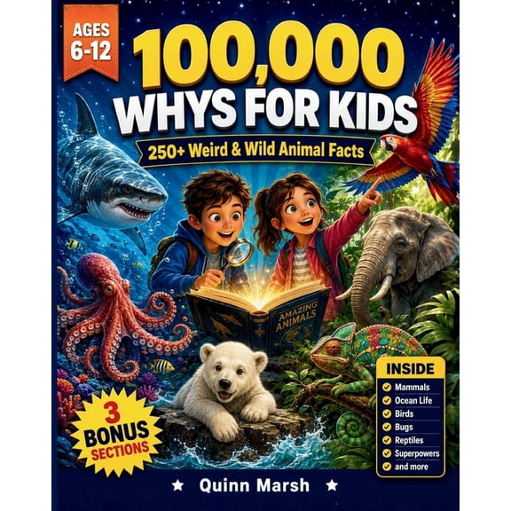 The Big Why 100,000 Whys for Kids: 250+ Weird and Wild Animal Facts for Curious Kids Ages 6-12 - Discover the Secrets of Nature's Mo, (Paperback)