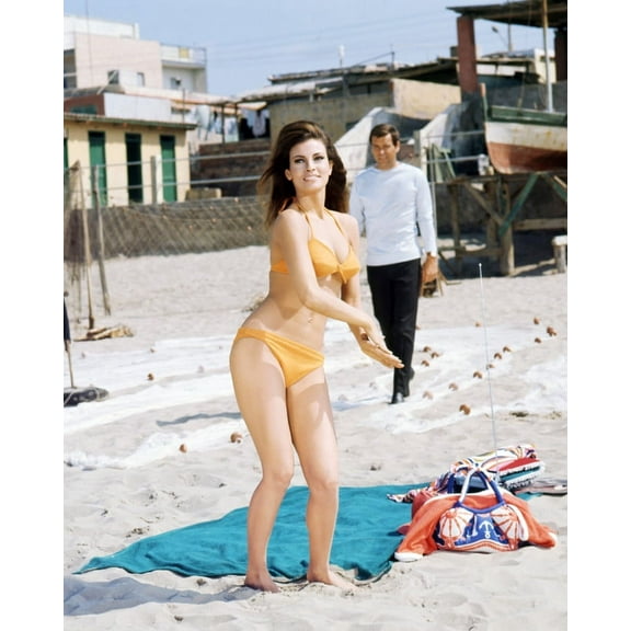 The Biggest Bundle Of Them All Featuring Raquel Welch In Summer Look On Beach Dancing 24x36 Classic Hollywood Poster