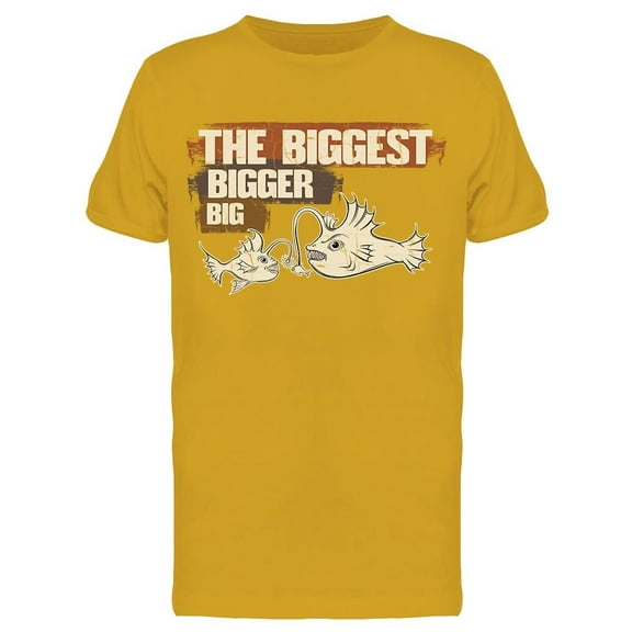 The Biggest Fish Design T-Shirt Men -Image by Shutterstock, Male XX-Large