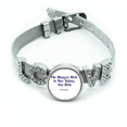 thumbnail image 1 of The Biggest Risk Is Not Taking Any Risk Bracelet Wristband Crystal Love Adjustable Bangle, 1 of 2