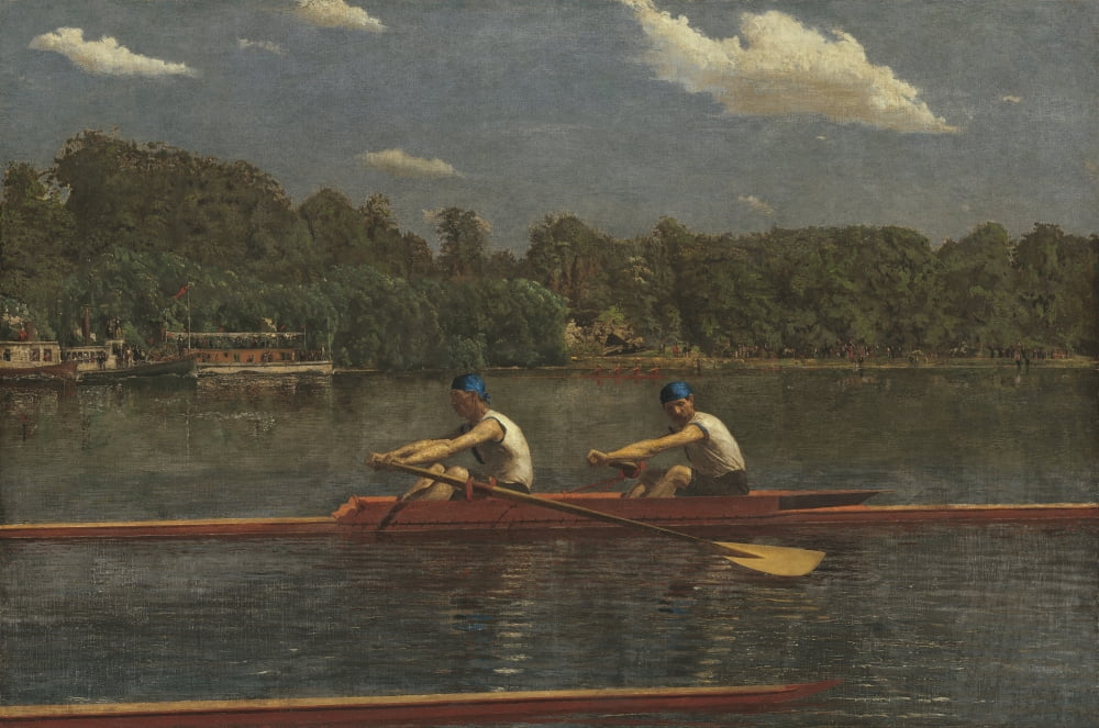 The Biglin Brothers Racing Canvas Art - (24 x 18)