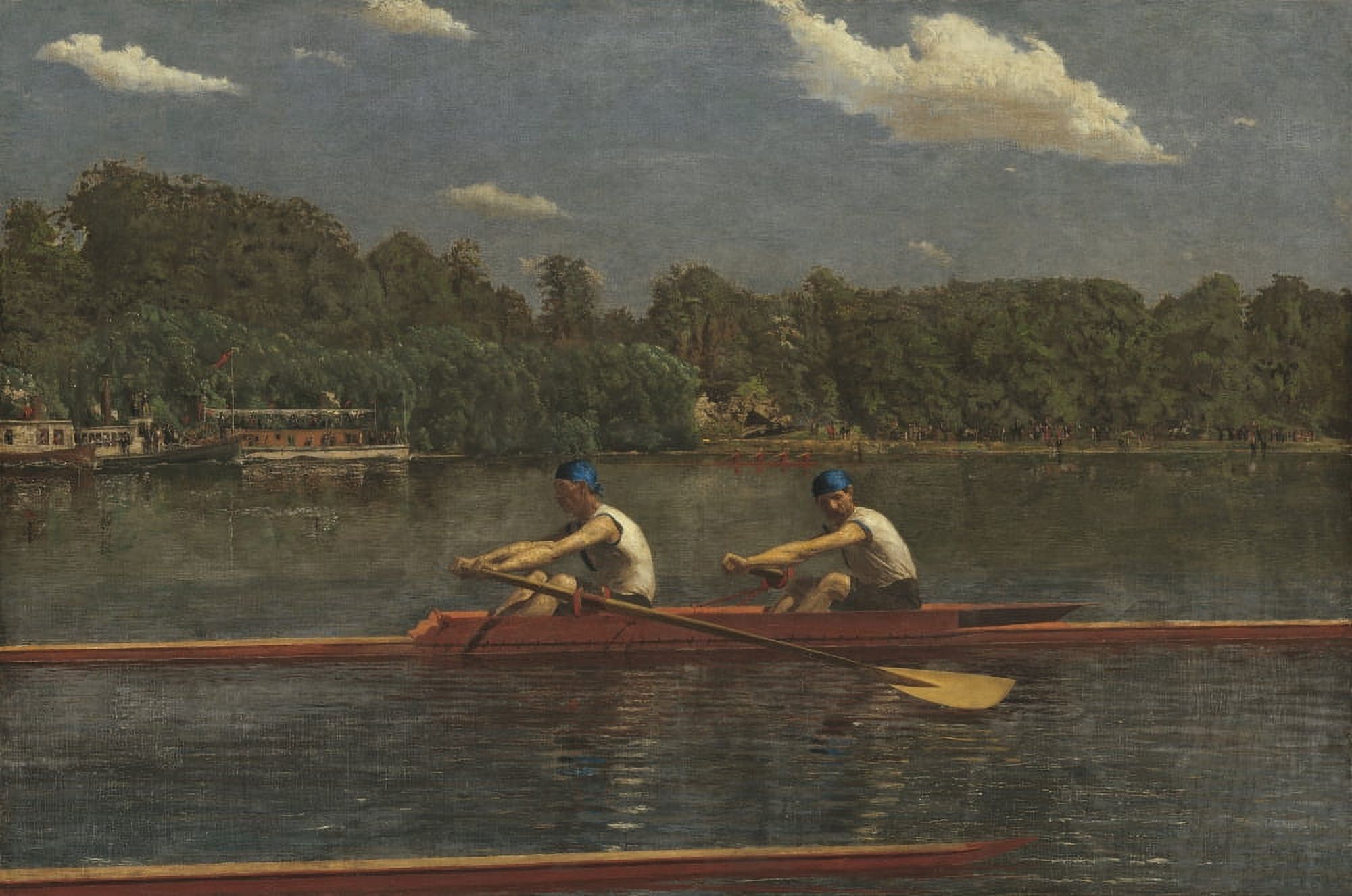 The Biglin Brothers Racing Canvas Art -  (36 x 24)