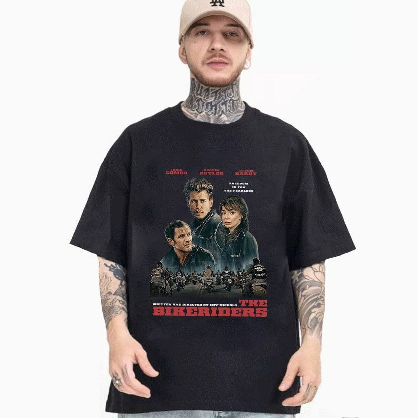 The Bikeriders 2024 Movie Shirt, MC Outlaws, Austin Butler Shirt, Tom ...