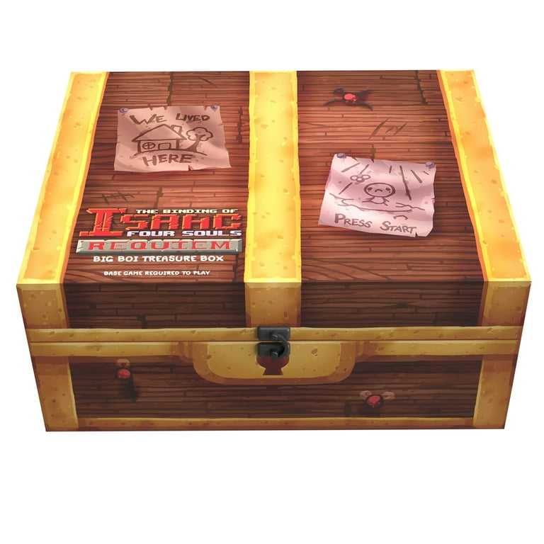 Maestro Media: The Binding of Isaac: Four Souls - Big Boi Box - Includes Requiem Expansion & Large Box to Store It All in, Ages 13+, 1-4 Players Maestro Media: The Binding of Isaac: Four Souls - Big Boi Box - Includes Requiem Expansion & Large Box to Store It All in, Ages 13+, 1-4 Players