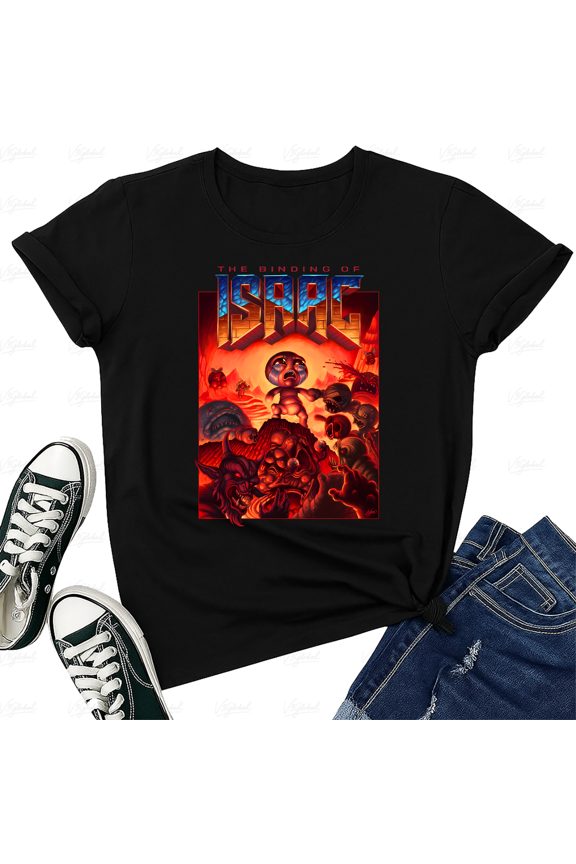The Binding of Isaac Indie Roguelike Video Game Fan Style Unisex T-Shirt V40225, up to size 5XL