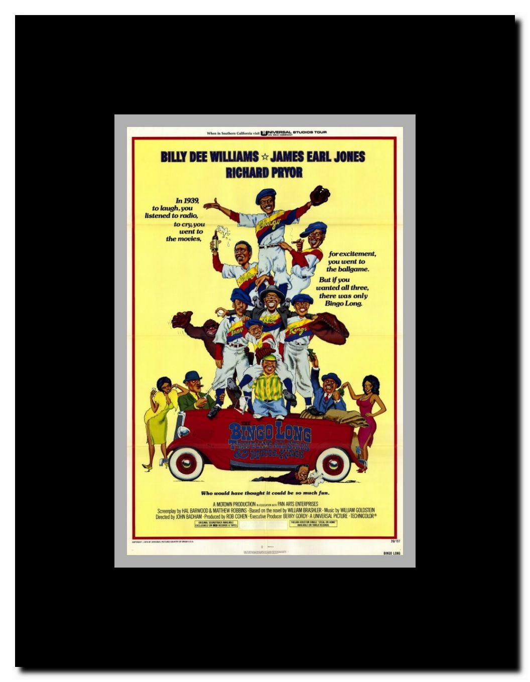 The Bingo Long Traveling All-Stars & Motor Kings Framed Movie Poster
