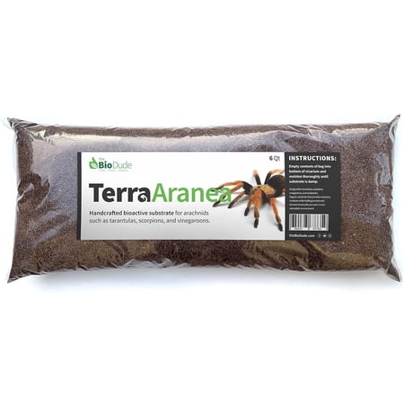 The Bio Dude Terra Aranea Bioactive Substrate for Tarantulas & Scorpions, 6 Qt