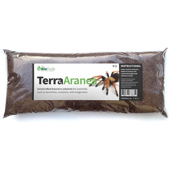 The Bio Dude Terra Aranea Bioactive Substrate for Tarantulas & Scorpions, 6 Qt
