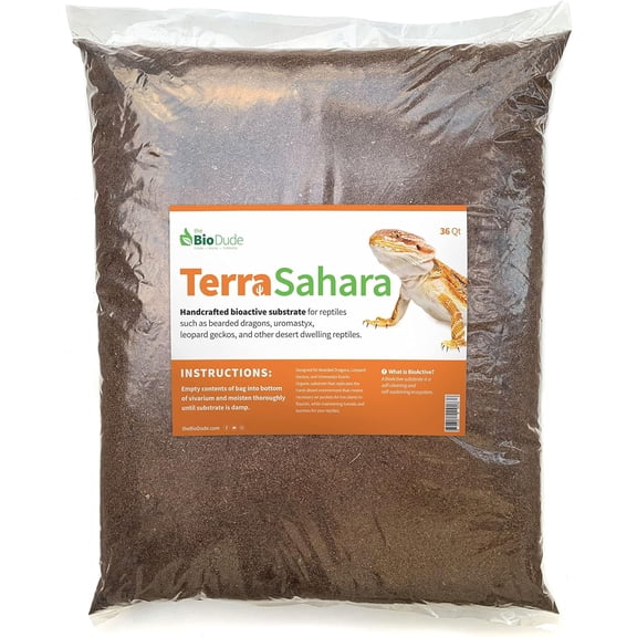 The Bio Dude Terra Sahara Bioactive Substrate for Desert Reptiles, 36 Qt