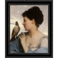thumbnail image 1 of The Bird Charmer 20x23 Black Ornate Wood Framed Canvas Art by Perrault, Leon Bazile, 1 of 2