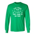 thumbnail image 1 of The Bird FLu? - Yeah They Tend To Do That Long Sleeve T-Shirt (Green, 3X-Large), 1 of 1