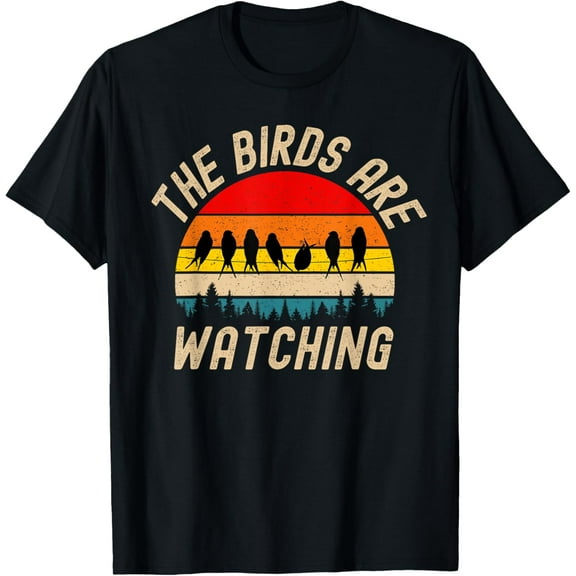 The Birds Are Watching Wake Up America Birds Aren't Real T-Shirt