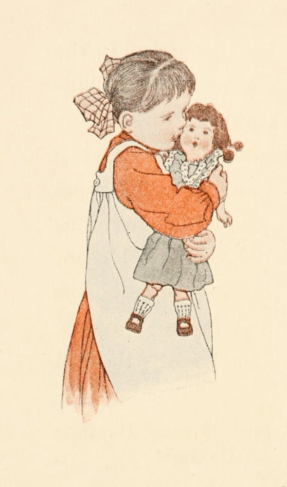 The Birds Christmas Carol 1912 Dolly Canvas Art - Katherine Wireman (24 x 36)