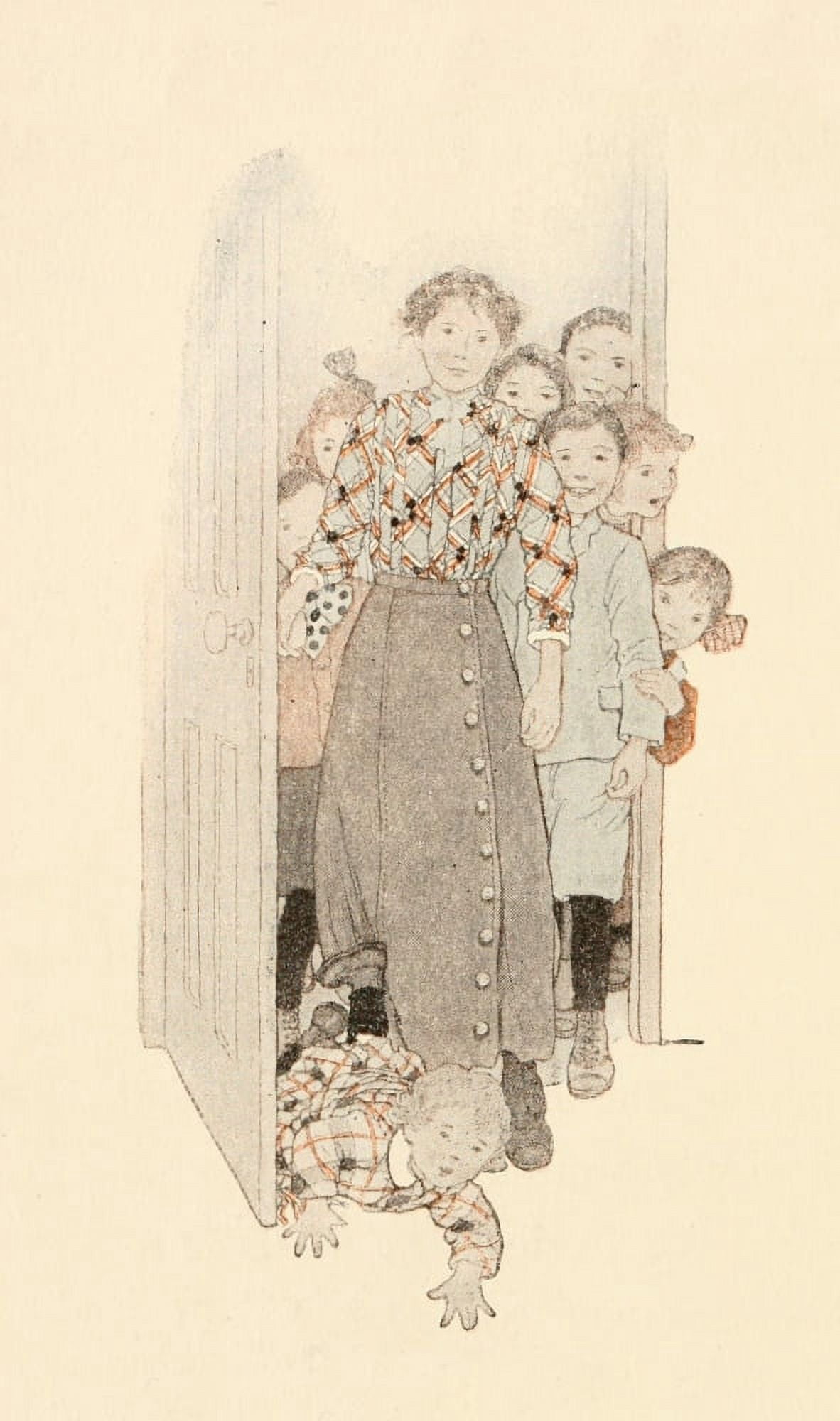 The Birds Christmas Carol 1912 Everyone Canvas Art - Katherine Wireman (18 x 24)