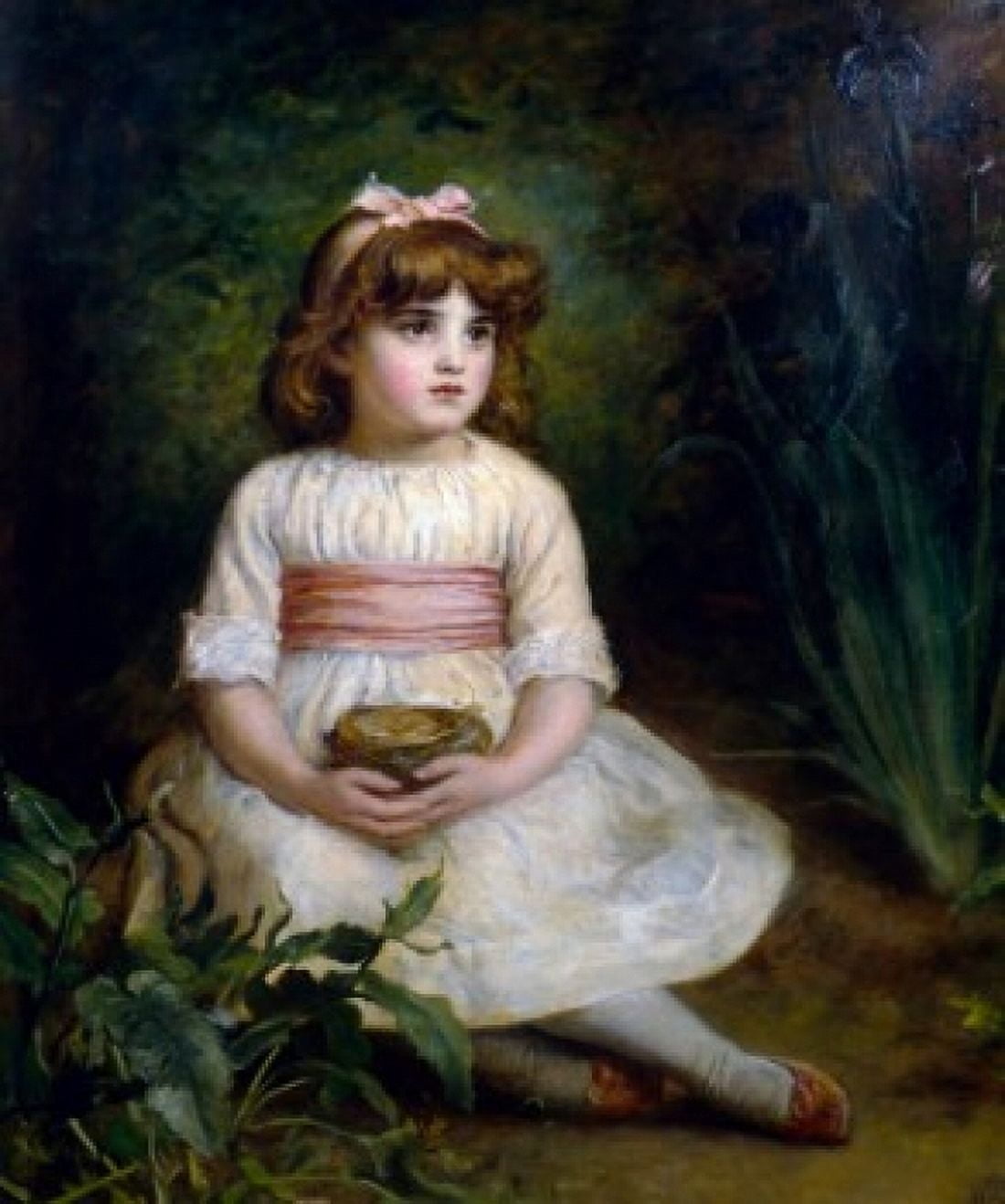 The Birds Nest by John Everett Millais (1829-1896) Canvas Art - John Everett Millais (24 x 36)