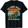 thumbnail image 1 of The Birds Work For The Bourgeoisie Vintage Retro Animal T-Shirt, 1 of 5
