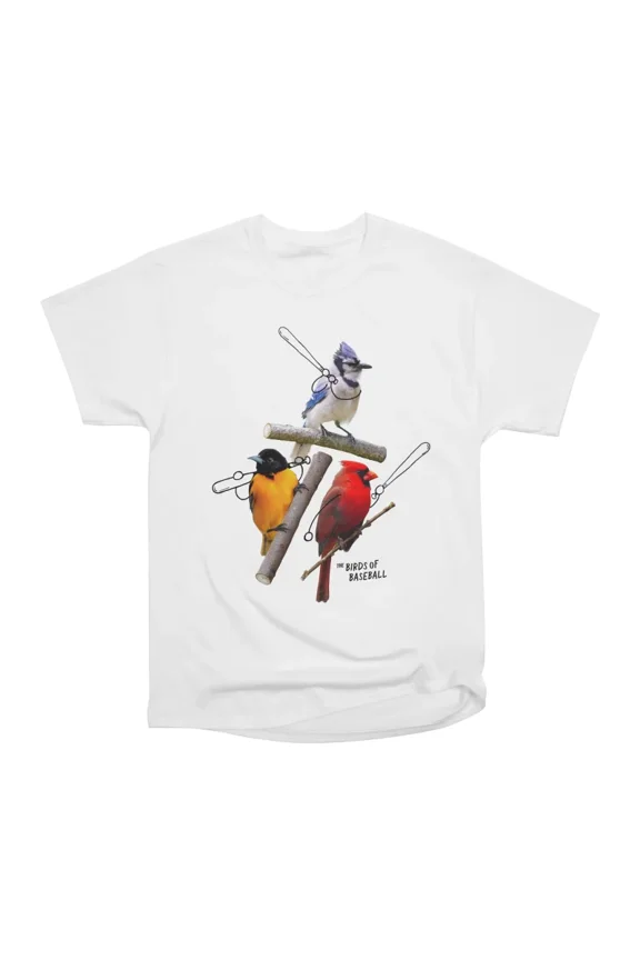 The Birds of Baseball T-Shirt Tee Gift For Him Merch For Her Apparel For Friend