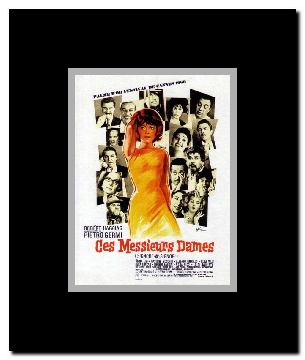 The Birds the Bees and the Italians Framed Movie Poster