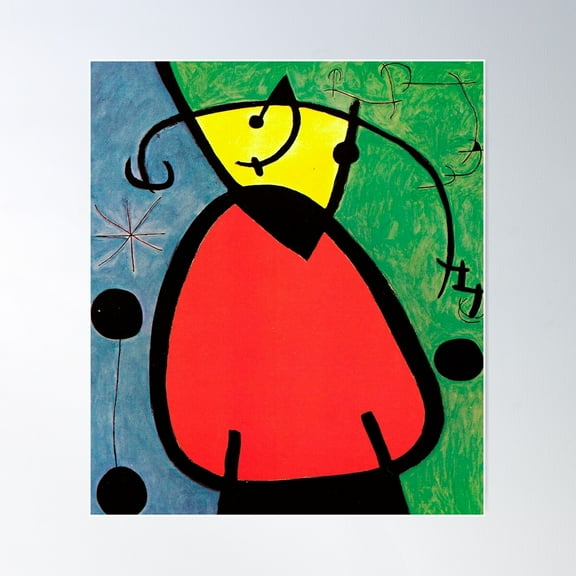 The Birth Of Day-Joan Miro Poster Wall Art, Modern Wall Decor For Living Room Bedroom, 8x12 UNFRAMED