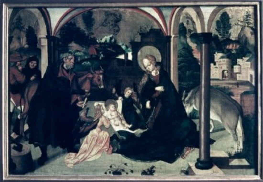 The Birth of Christ Jorg Breu (ca1475-1537 Austrian) Canvas Art - Jorg Breu (24 x 36)