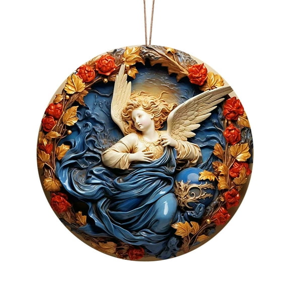 The Birth of Jesus Blessing 3 D Acrylic Nativity Scene Christmas Hanging Decoration Indoor Outdoor Christmas Tree Decoration