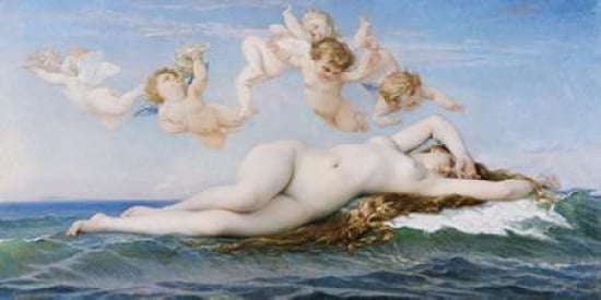 The Birth of Venus Canvas Art - Alexandre Cabanel (24 x 48)