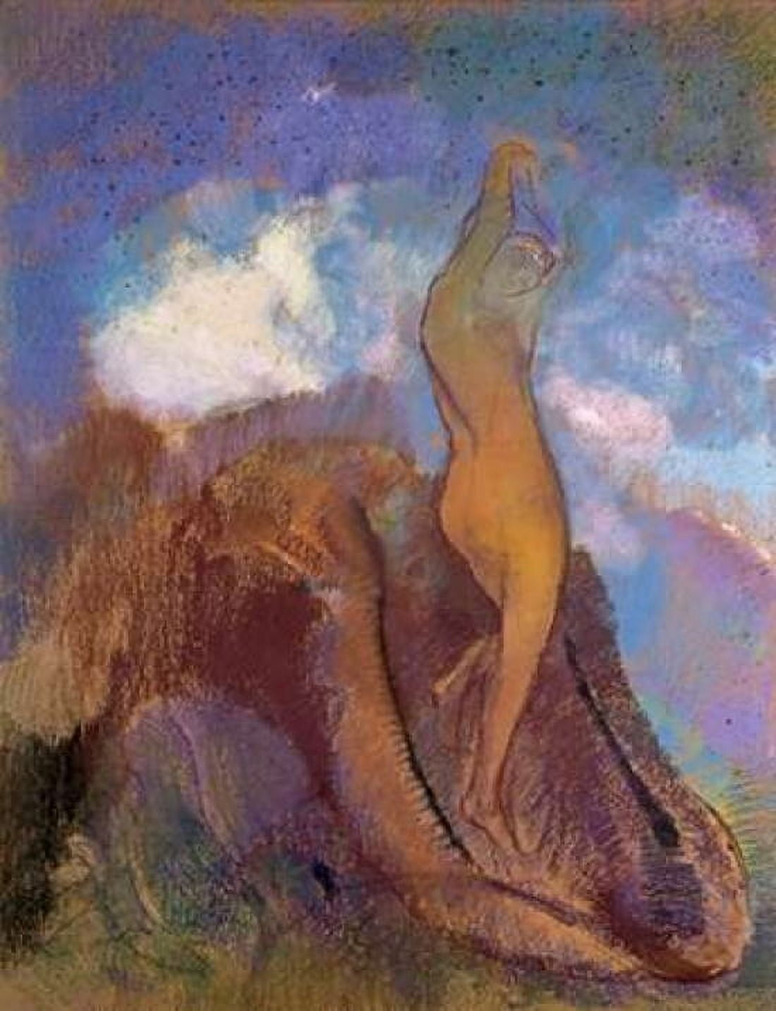 The Birth of Venus Canvas Art - Odilion Redon (22 x 28)