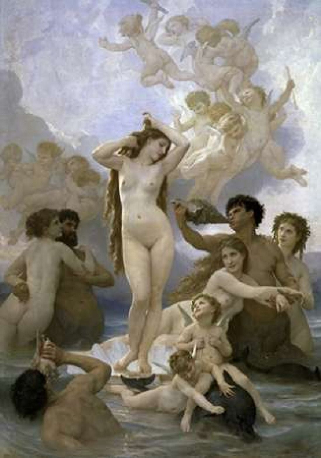 The Birth of Venus Canvas Art - William-Adolphe Bouguereau (20 x 28)