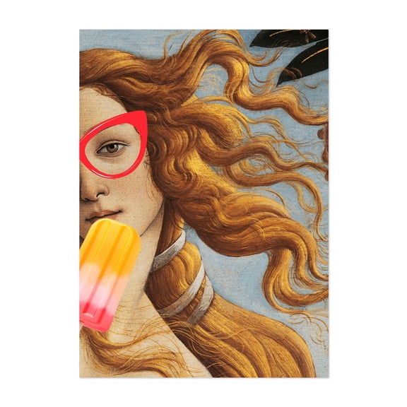 The Birth of Venus Summer Collage  - Photography Unframed Wall Art Print 12 x 18 inches