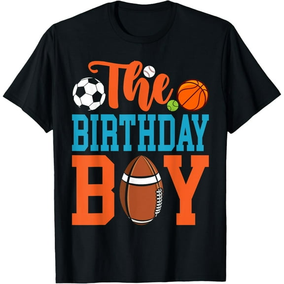 The Birthday Boy Sports Matching Family T-Shirt