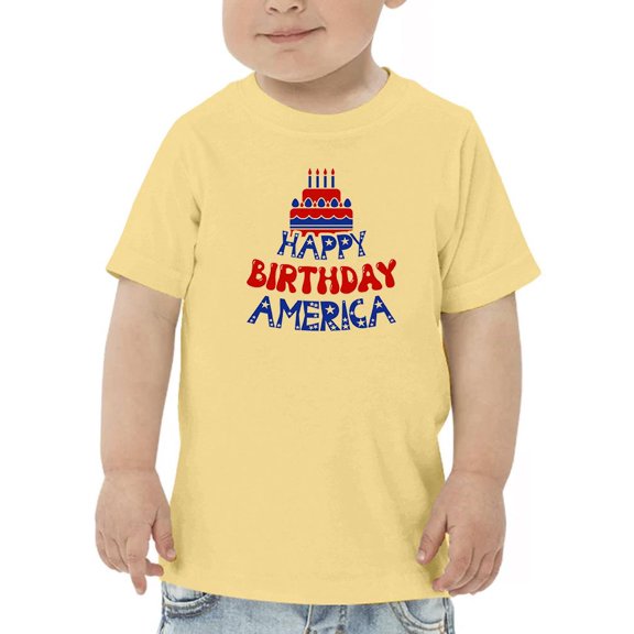 The Birthday Of America T-Shirt Toddler -Image by Shutterstock,  3 Toddler
