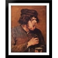 thumbnail image 1 of The Bitter Drunk 28x36 Large Black Wood Framed Print Art by Adriaen Brouwer, 1 of 2