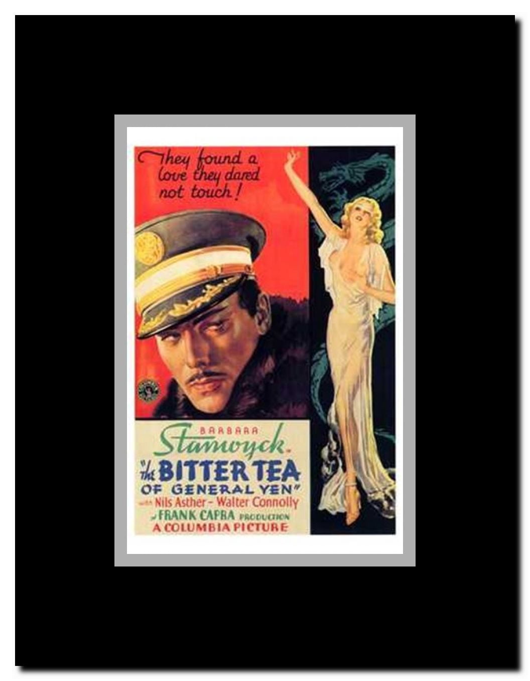 The Bitter Tea of General Yen Framed Movie Poster