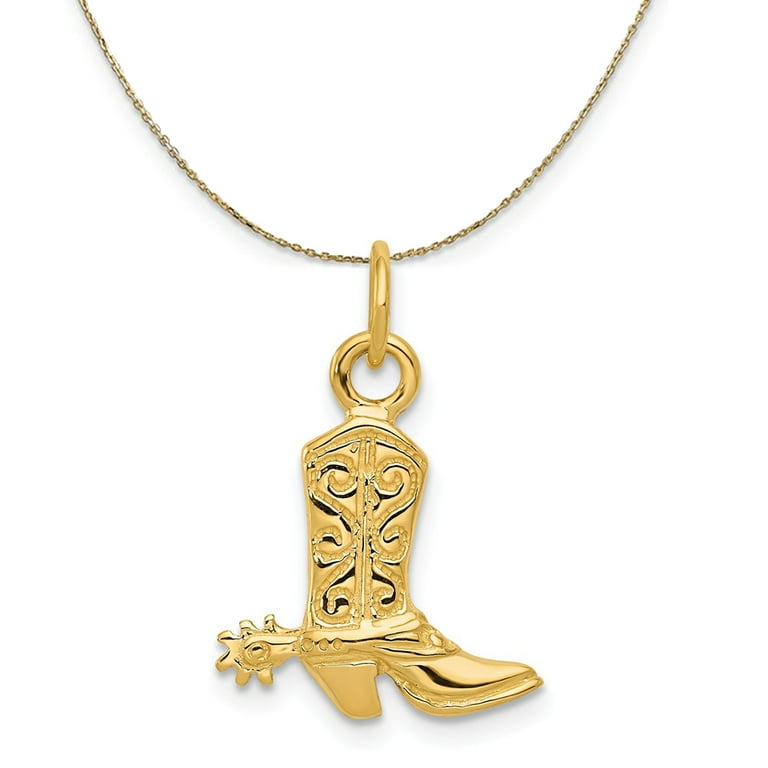 Cowboy boot sale pendant