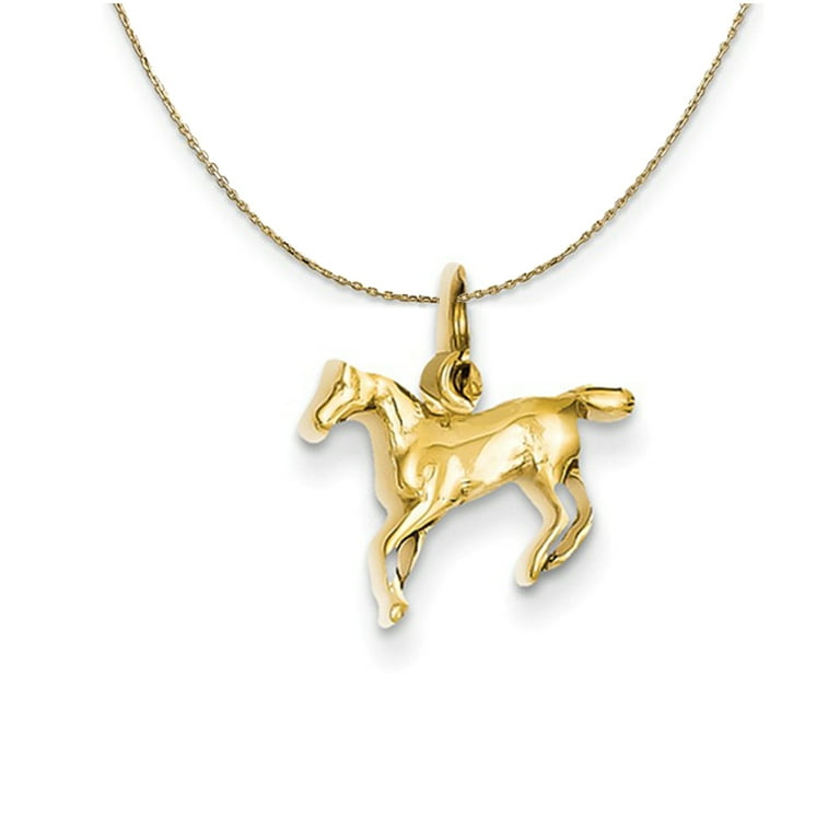 Kicking Galloping Horse Charm Sterling Silver Kicking Galloping Horse Charm Sterling Silver