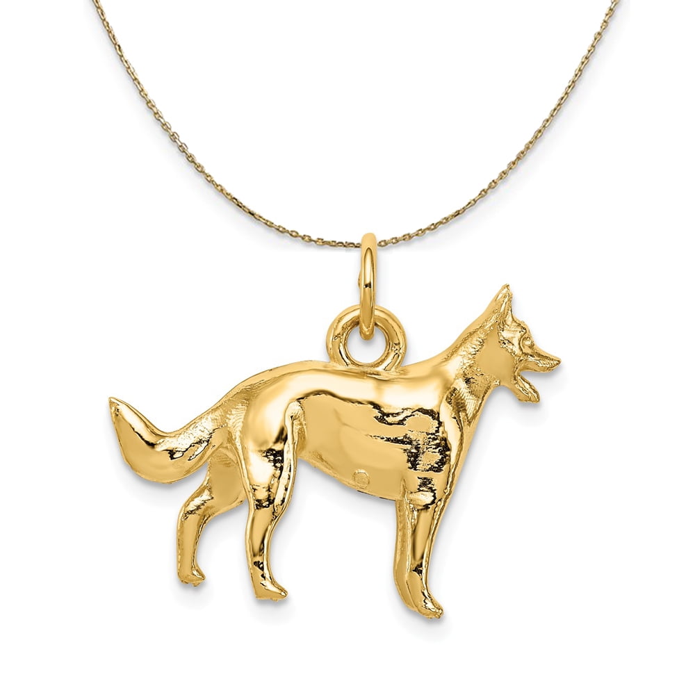 German Shepherd Dog Necklace, Personalized Dog Necklace, GSD Jewelry - Etsy