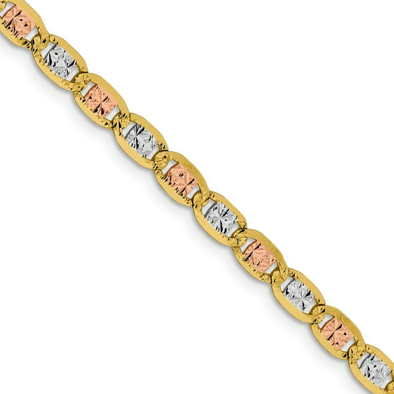 Tri color chain necklace 2025