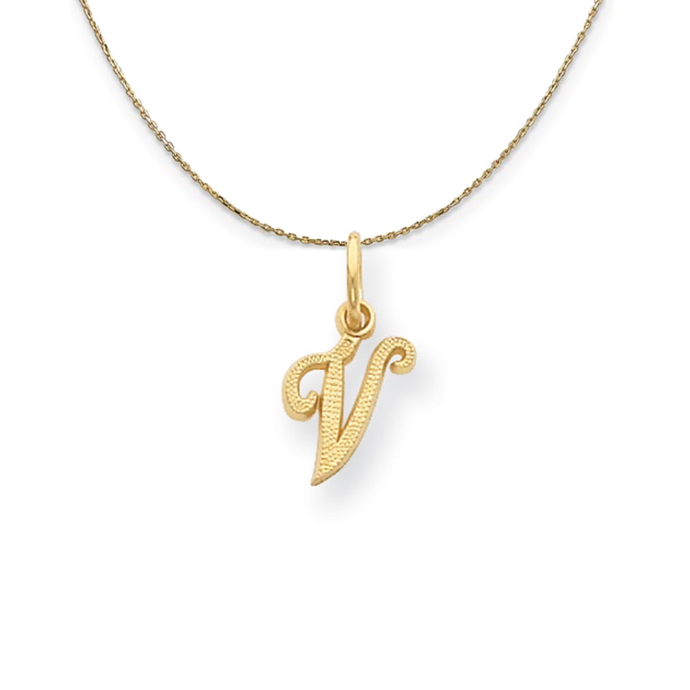 Edge Only Letter Pendant In Gold - Initial Necklaces In 18Ct Gold Vermeil -  ShopStyle