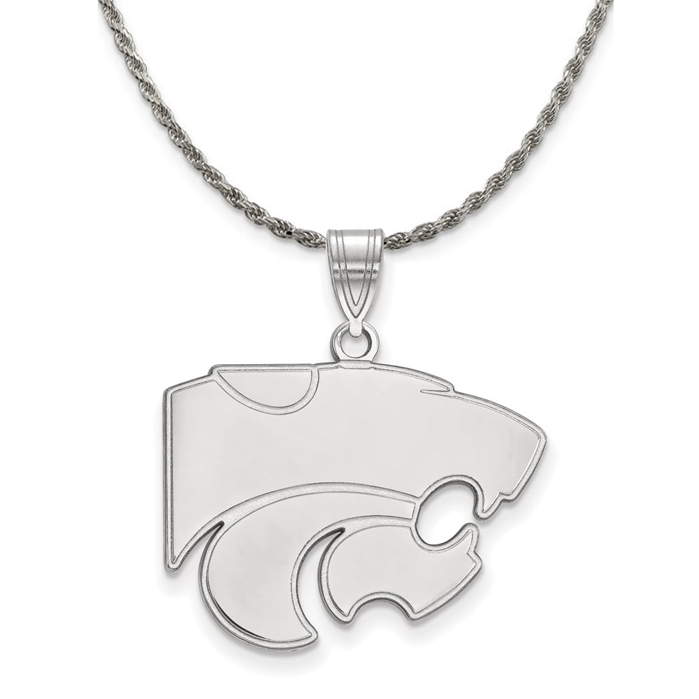 Kay True Fans Detroit Lions Onyx Disc Necklace in Sterling Silver |  CoolSprings Galleria