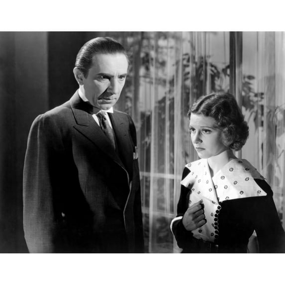 The Black Cat Bela Lugosi Jacqueline Wells 1934 Photo Print (14 x 11)