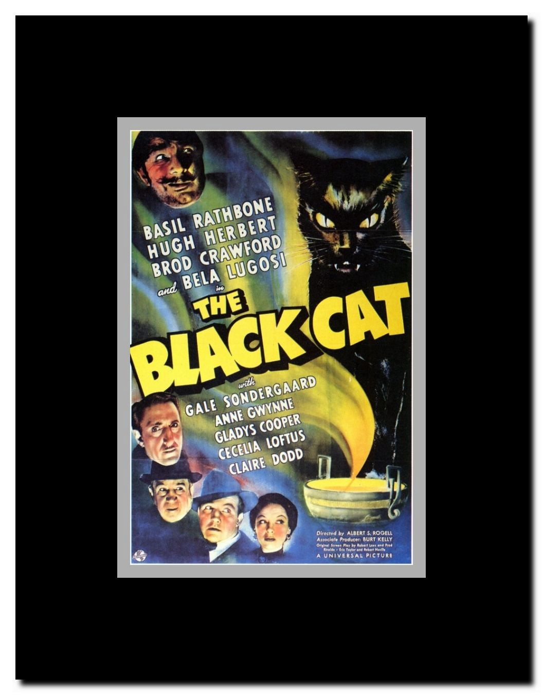 The Black Cat Framed Movie Poster