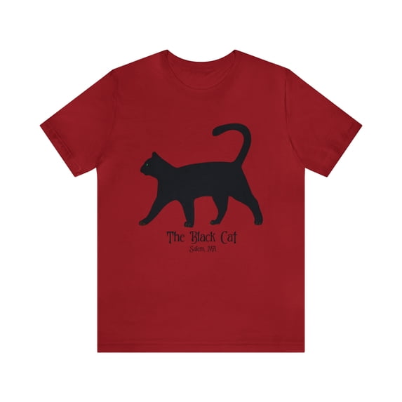 The Black Cat Unisex Jersey Short Sleeve Tee