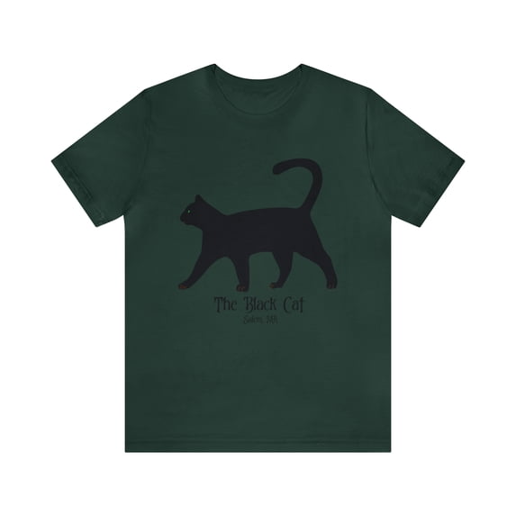 The Black Cat Unisex Jersey Short Sleeve Tee