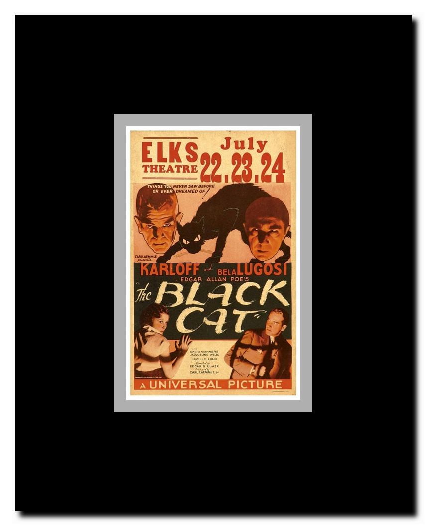 The Black Cat c.1934 Framed Movie Poster